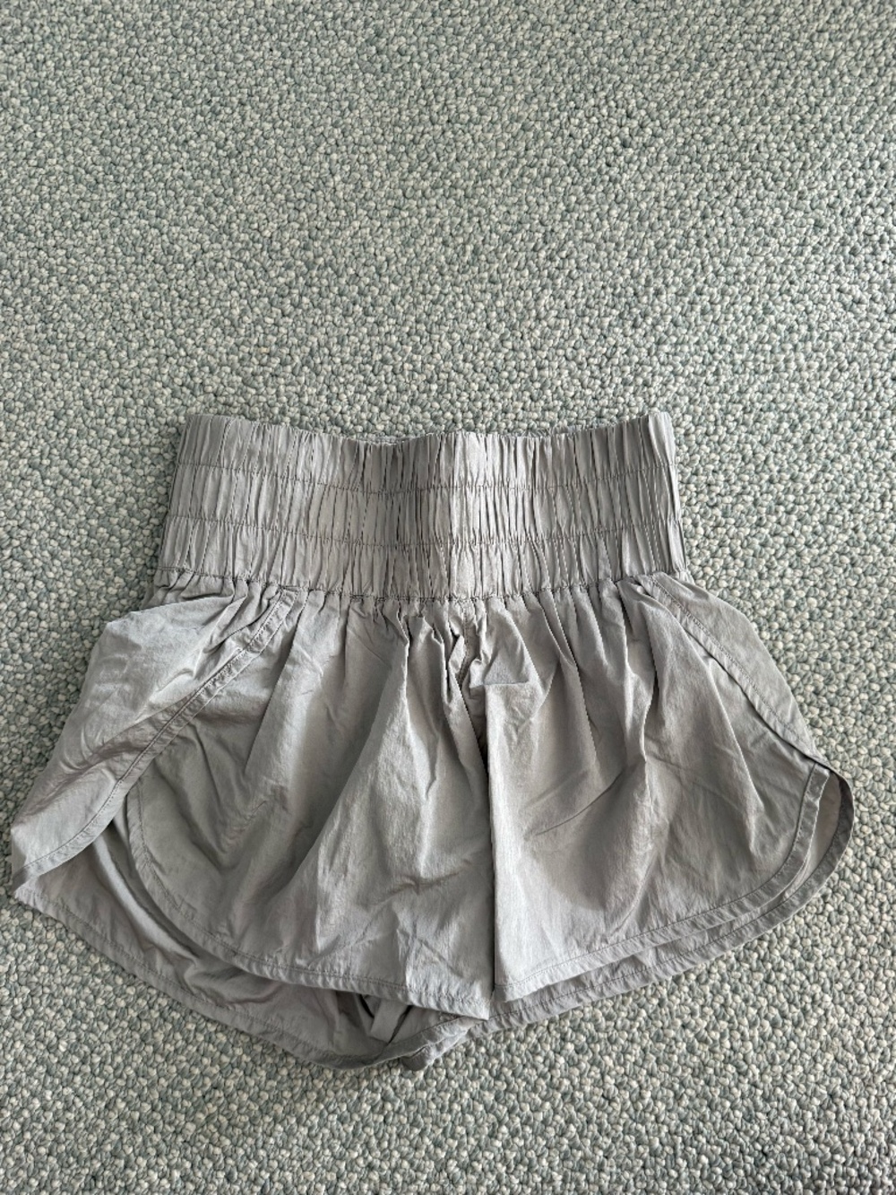Altar’d State Gray Bubble Flowy Shorts